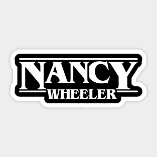 Nancy Stranger Wheeler Things Sticker